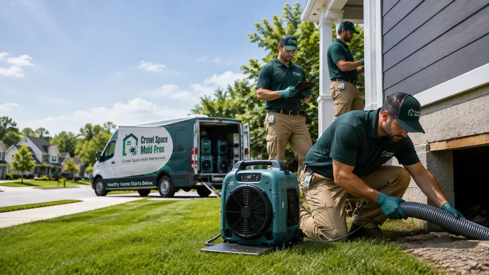 Crawl Space Mold Removal in Kingston, NH